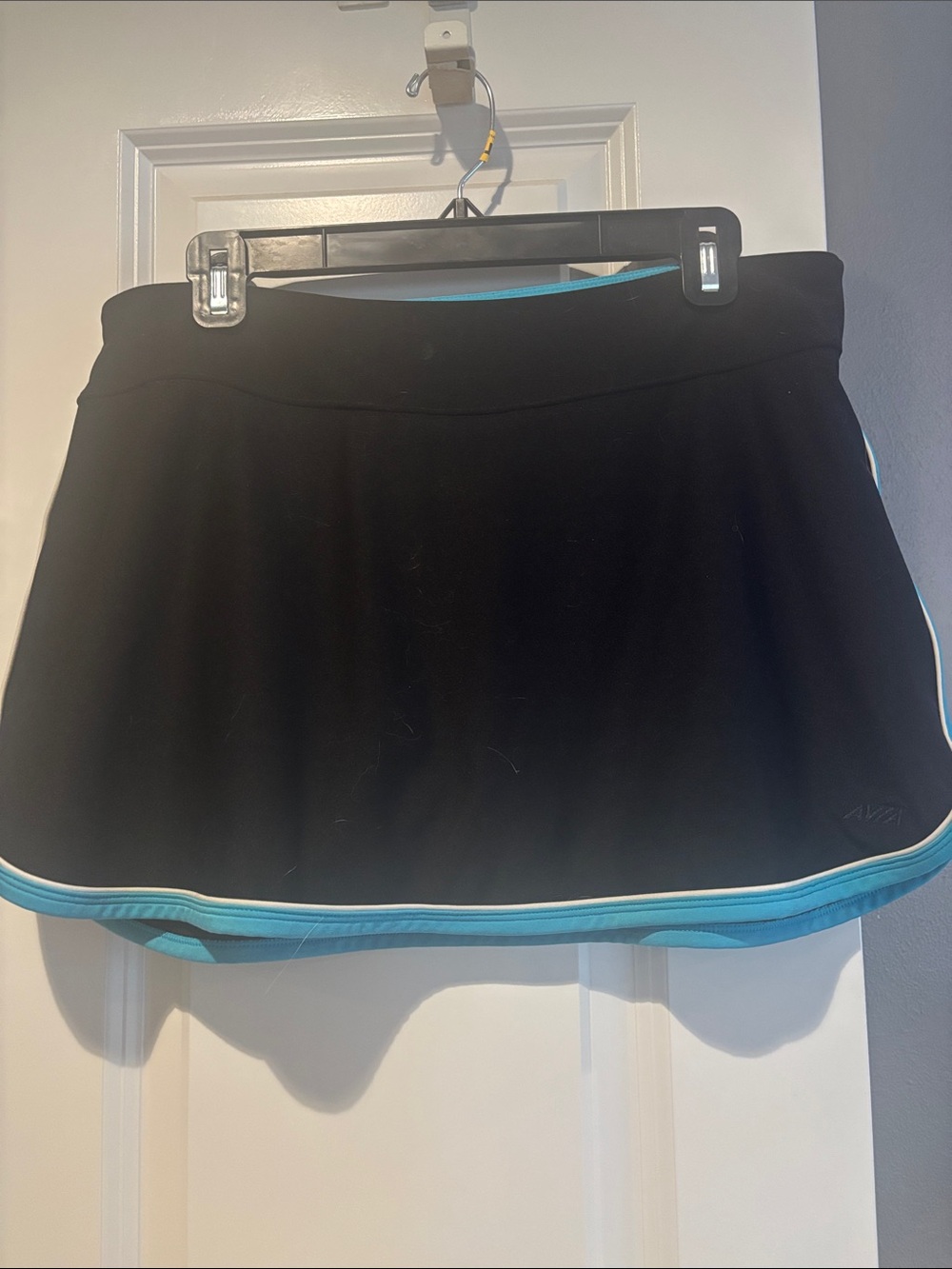 Avia Black Skort with Teal Trim